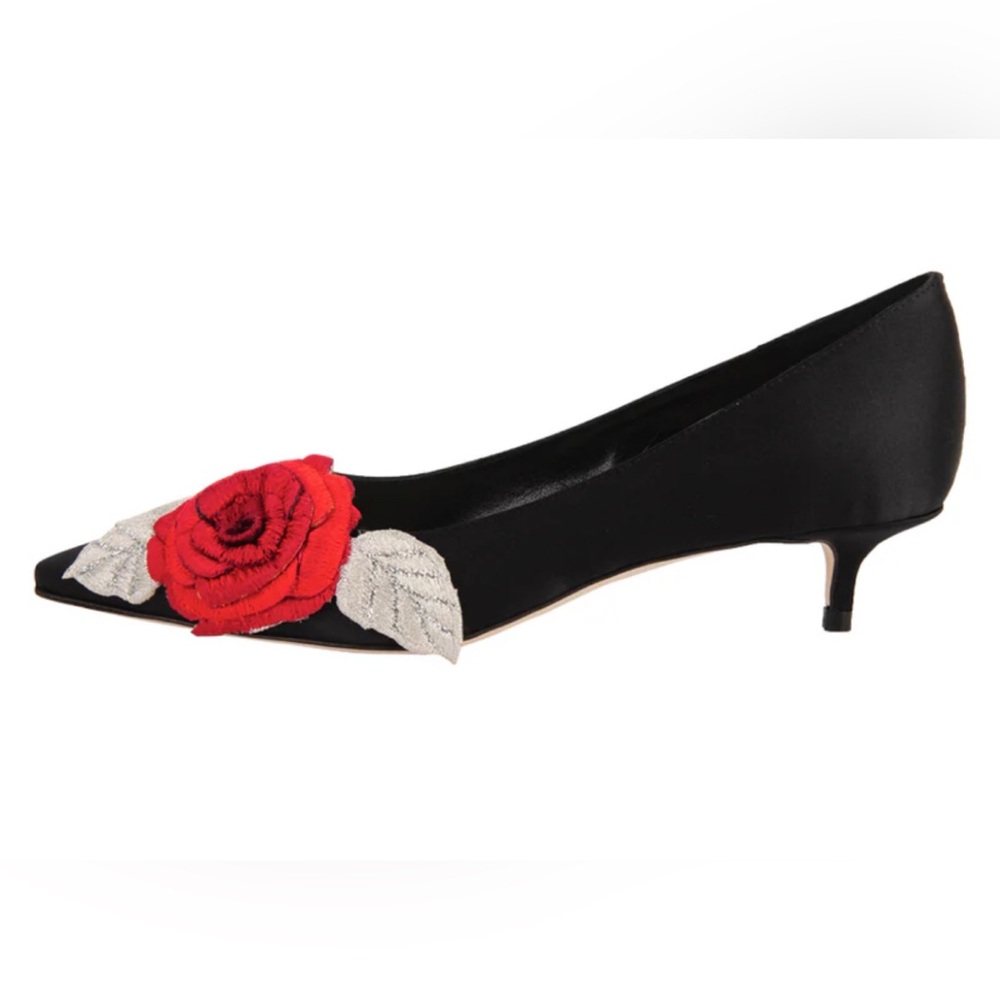 NEW SOMETHING  BLEU BO POINTED TOE KITTEN HEEL SZ 9.5